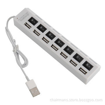 USB 2.0 Hub Adapter, 4/7 Port